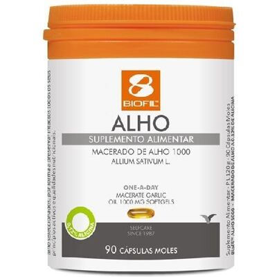 Biofil - Alho 1000 - 90Caps - Suplemento alimentar Biofil - Alho 1000 - 90Caps - Suplemento alimentar