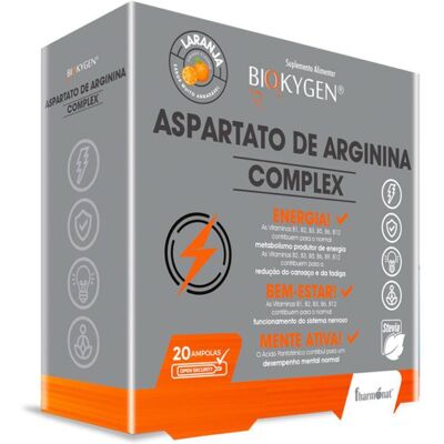 Biokygen Aspartato Arginina Complex 20 Ampolas Biokygen Aspartato Arginina Complex 20 Ampolas