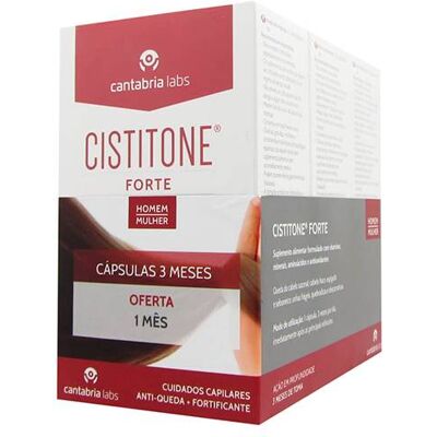 Cantabria Labs Cistitone Forte 3x60 cápsulas - Suplemento alimentar Cantabria Labs Cistitone Forte 3x60 cápsulas - Suplemento alimentar