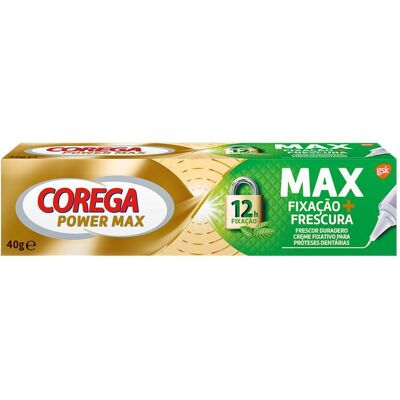Corega Power Max Fixação + Creme de Frescura - Creme para Próteses Corega Power Max Fixação + Creme de Frescura - Creme para Próteses