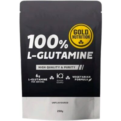 GoldNutrition 100% L-Glutamine Sem Sabor 250g GoldNutrition 100% L-Glutamine Sem Sabor 250g
