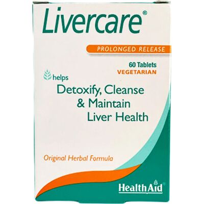 Health Aid Livercare 60 Comprimidos - Apoio ao fígado Health Aid Livercare 60 Comprimidos - Apoio ao fígado