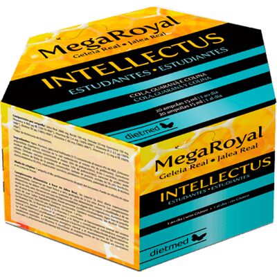 Dietmed Mega Royal Jelly Intellectus - 20 Ampolas Dietmed Mega Royal Jelly Intellectus - 20 Ampolas