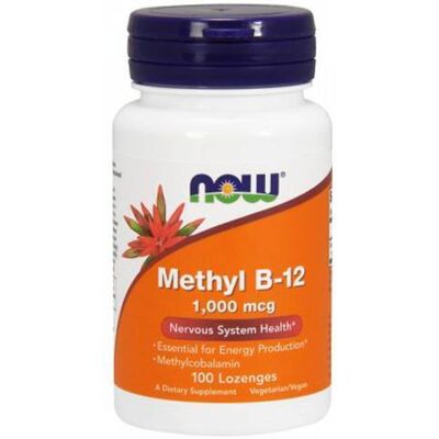 Now Foods Methyl B-12 1000mcg pastilhas (100 unid.) Now Foods Methyl B-12 1000mcg pastilhas (100 unid.)