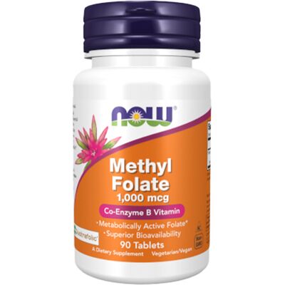 Now Foods Methyl Folato 1000µg comprimidos (90 pcs.) Now Foods Methyl Folato 1000µg comprimidos (90 pcs.)