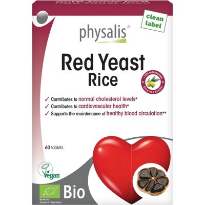 Physalis Arroz de Levedura Vermelha - Monacolina K 10mg - Apoio ao Colesterol - 60 Cápsulas Physalis Arroz de Levedura Vermelha - Monacolina K 10mg - Apoio ao Colesterol - 60 Cápsulas