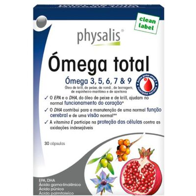 Physalis Omega Total - Suplemento Ômega de Peixe & Plantas Physalis Omega Total - Suplemento Ômega de Peixe & Plantas