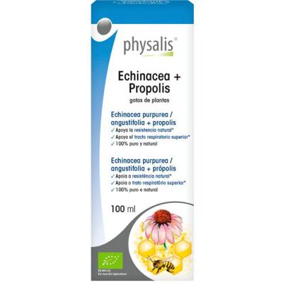 Extrato Bio de Equinácea e Própolis da Physalis 100 ml - Suplemento Alimentar Extrato Bio de Equinácea e Própolis da Physalis 100 ml - Suplemento Alimentar