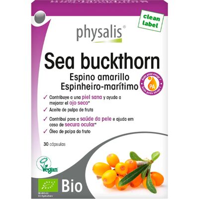 Physalis Sea Buckthorn Espinheiro-Marítimo 30 cápsulas Physalis Sea Buckthorn Espinheiro-Marítimo 30 cápsulas