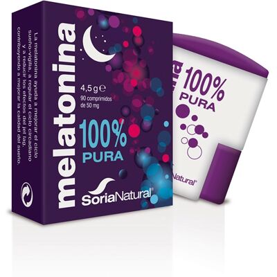 Soria Natural Melatonina Pura 90 comprimidos Soria Natural Melatonina Pura 90 comprimidos