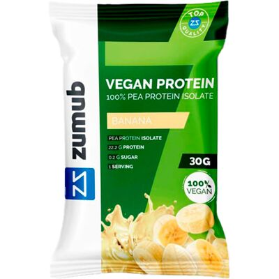 Zumub Proteína de Ervilha Vegan Sabor a Banana 30g Zumub Proteína de Ervilha Vegan Sabor a Banana 30g
