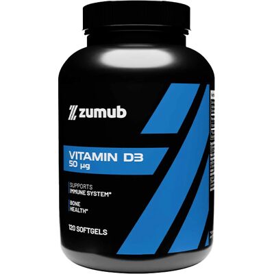 Zumub Vitamina D3 120 cápsulas Zumub Vitamina D3 120 cápsulas