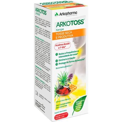 Arkopharma Arkotos Tosse Seca e Produtiva - Xaropes para a tosse - 140ml Arkopharma Arkotos Tosse Seca e Produtiva - Xaropes para a tosse - 140ml