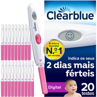 Clearblue Teste de Ovulação 20 unidades Clearblue Teste de Ovulação 20 unidades
