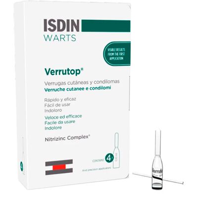 Ampolas Verrutop Isdin - Tratamento de Verrugas Ampolas Verrutop Isdin - Tratamento de Verrugas
