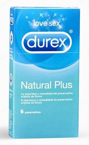 Durex Natural Plus 6 unidades