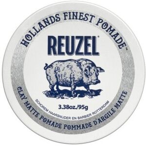 Reuzel Clay Matte Pomade - Fixação média, cabelo curto - Pomada Reuzel Clay Matte Pomade - Fixação média, cabelo curto - Pomada