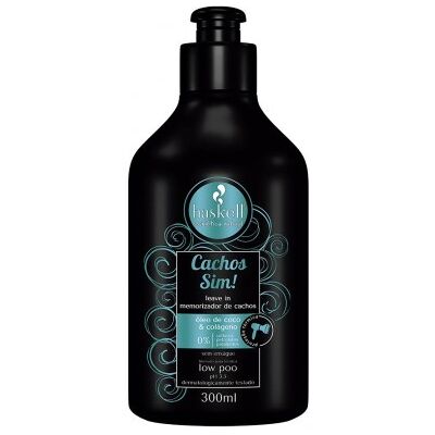 Haskell Cachos Sim Leave In Memorizador 300ml Haskell Cachos Sim Leave In Memorizador 300ml
