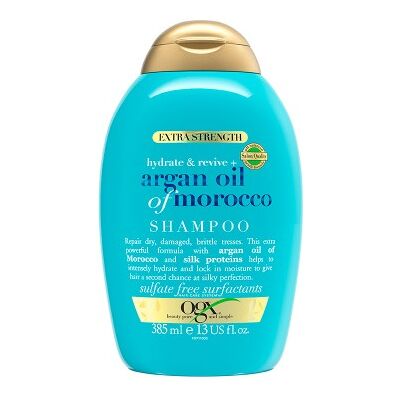 Shampoo Hidratante e Reparador com Óleo de Argan OGX - Para todos os tipos de cabelo - 385ml Shampoo Hidratante e Reparador com Óleo de Argan OGX - Para todos os tipos de cabelo - 385ml