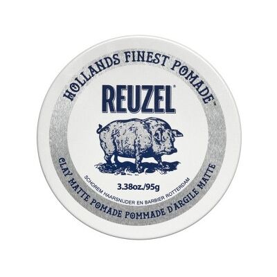Reuzel Clay Matte Pomade - Fixação média, cabelo curto - Pomada Reuzel Clay Matte Pomade - Fixação média, cabelo curto - Pomada