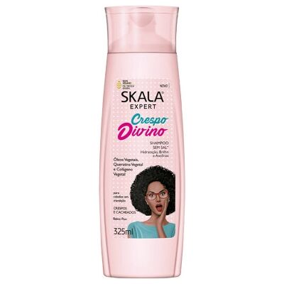 Skala Crespo Divino Shampoo Hidratação, Brilho e Antifizz 325ml Skala Crespo Divino Shampoo Hidratação, Brilho e Antifizz 325ml