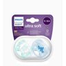 Philips Avent Ultra Soft Chupeta Nuvem e Navio 6-18m Duo