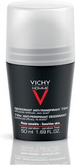 Vichy Homme Antitranspirante Controlo Extremo 72h 50ml