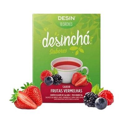 Desin Desinchá Frutos Vermelhos - Chá Desin Desinchá Frutos Vermelhos - Chá
