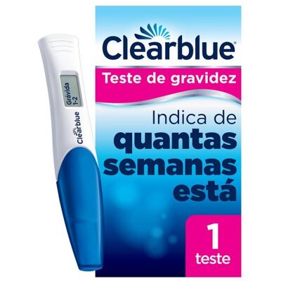 Teste de gravidez digital Clearblue - Indicador de semanas Teste de gravidez digital Clearblue - Indicador de semanas