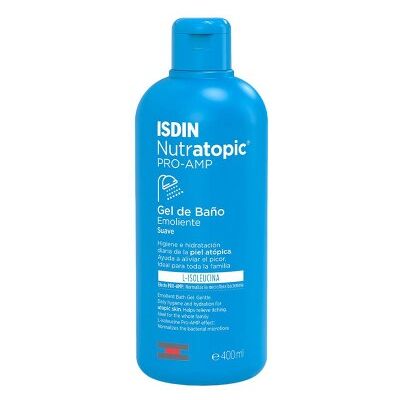 Gel de banho suave Isdin Nutratopic Pro-AMP - Cuidados com a pele Gel de banho suave Isdin Nutratopic Pro-AMP - Cuidados com a pele