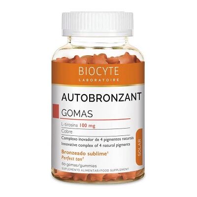 Biocyte Autobrozant Gummies - Para uma pele radiante - 60 gomas Biocyte Autobrozant Gummies - Para uma pele radiante - 60 gomas