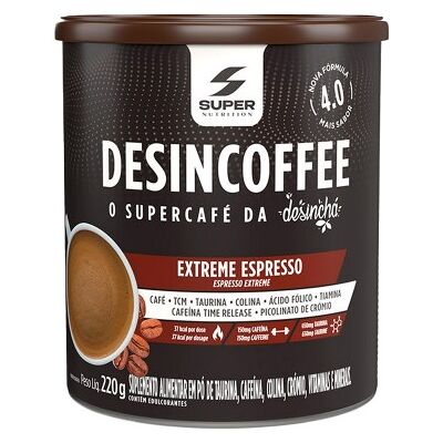 Desinchá Desincoffee Preparado em Pó com Sabor a Extreme Expresso 220g Desinchá Desincoffee Preparado em Pó com Sabor a Extreme Expresso 220g