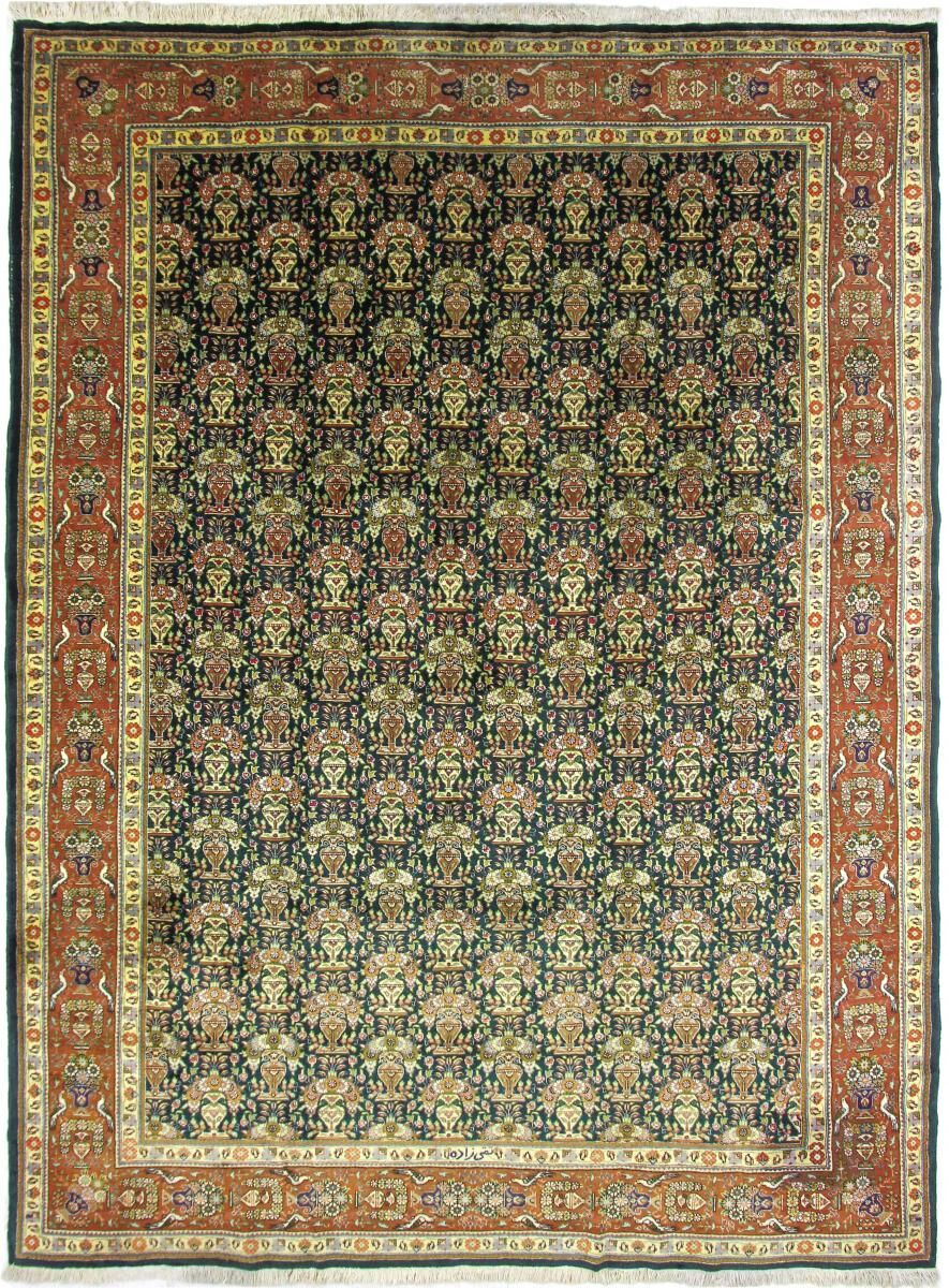 Nain Trading Tapete Oriental Tabriz 404x302 Beige/Brown (Lã, Pérsia / Irão, Mão-atada)