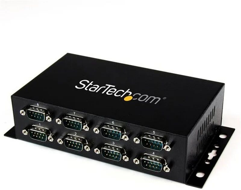 Startech adaptador hub usb a 8 puertos serie rs232 industrial