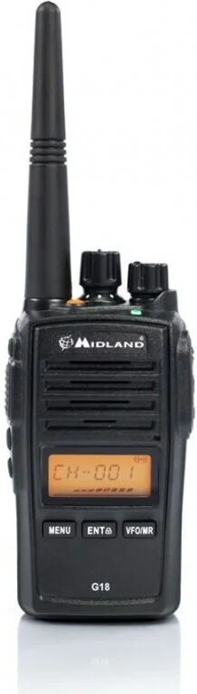 Midland g18 walkie talkie ip67 preto