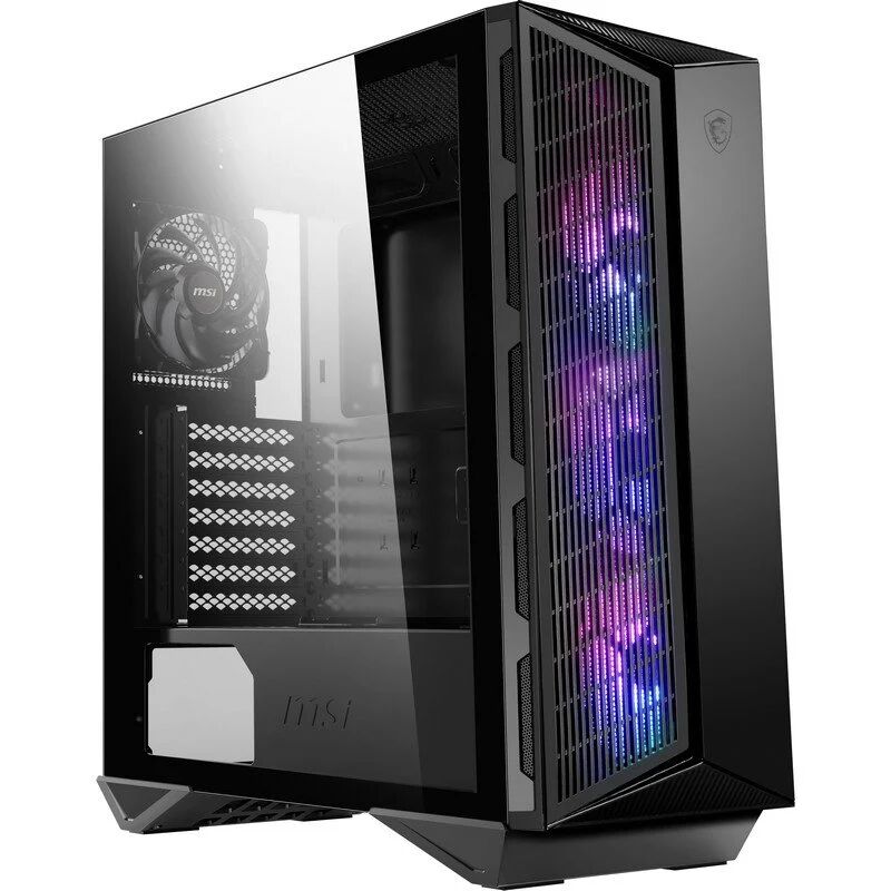 MSI mpg gungnir 110m vidro temperado usb 3.2 argb preta