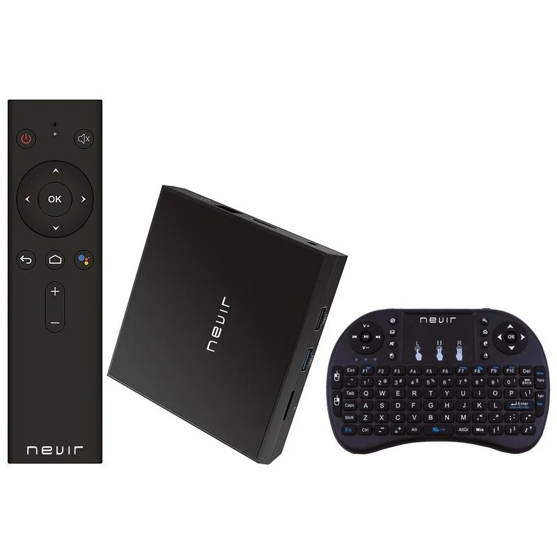 Nevir nvr-km9pro atvb smart tv box quad core 2/16gb 4k wifi