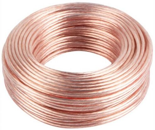 Lanberg cable para altavoz transparente 2x4.0mm2 25m