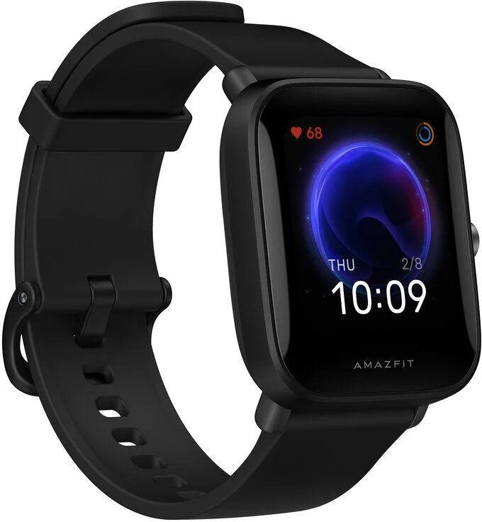 Amazfit bip u smartwatch preto