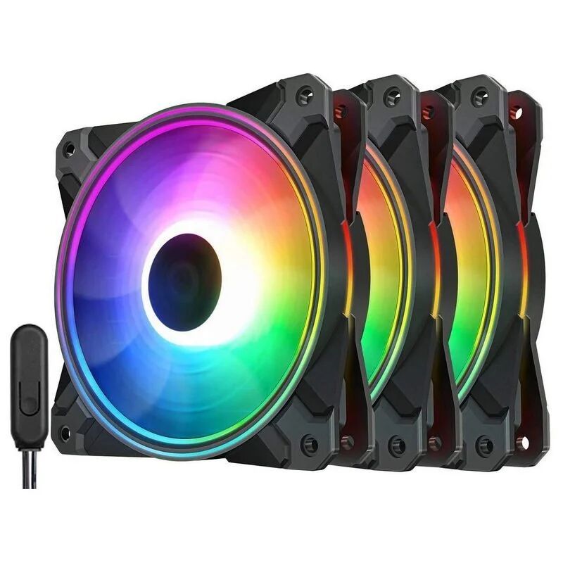 Deepcool cf120 plus pack 3 ventoinhas 120mm argb