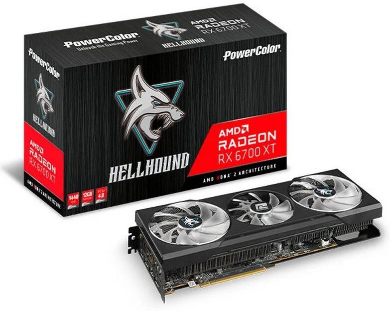 PowerColor hellhound amd radeon rx 6700 xt 12gb gddr6