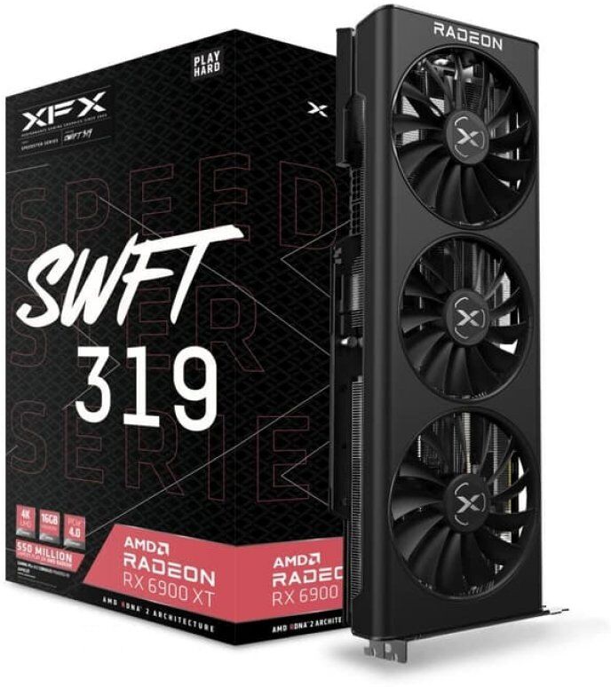 Pine XFX speedster swft 319 amd radeon rx 6900 xt core 16gb gddr6