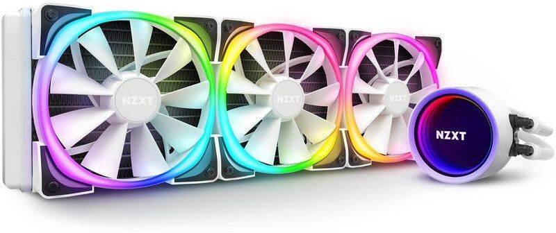 Nzxt kraken x73 rgb kit de refrigeración líquida blanco