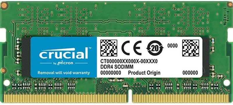 Crucial sodimm ddr4 2400 pc4-19200 8gb cl17