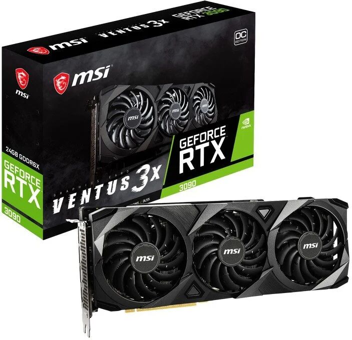 MSI geforce rtx 3090 ventus 3x oc 24gb gddr6x