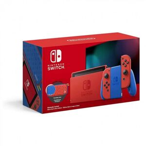Nintendo Switch Edição Mário Vermelho/Azul