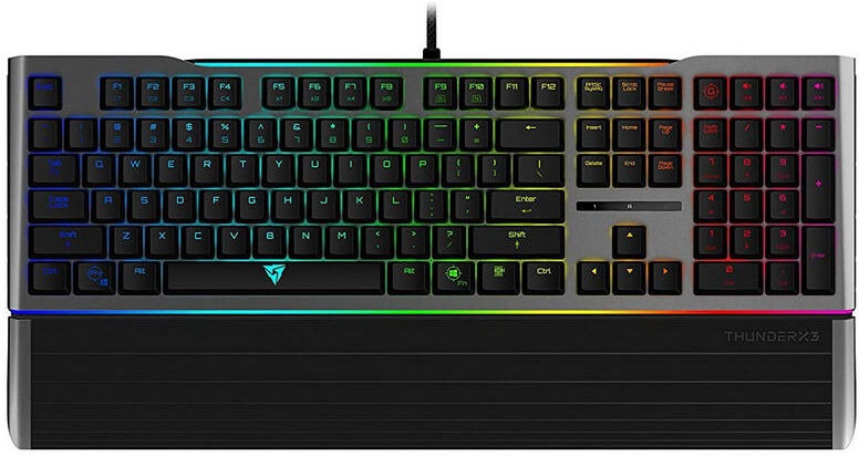 thunder-x3 Thunderx3 ak7 teclado gaming mecánico rgb cherry blue