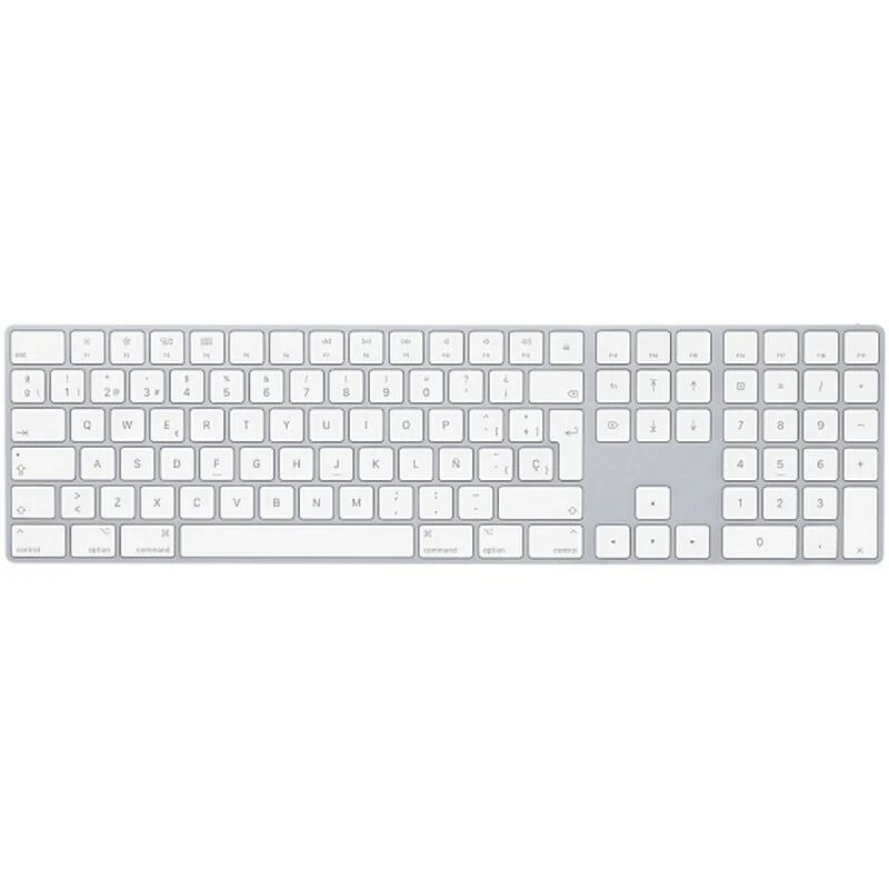 Apple magic keyboard com teclado numérico branco