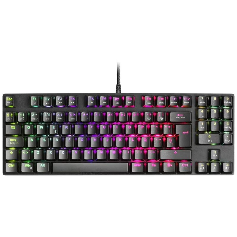 mars-gaming Mars gaming mkrevopro teclado mecânico gaming rgb switch kaihl vermelho