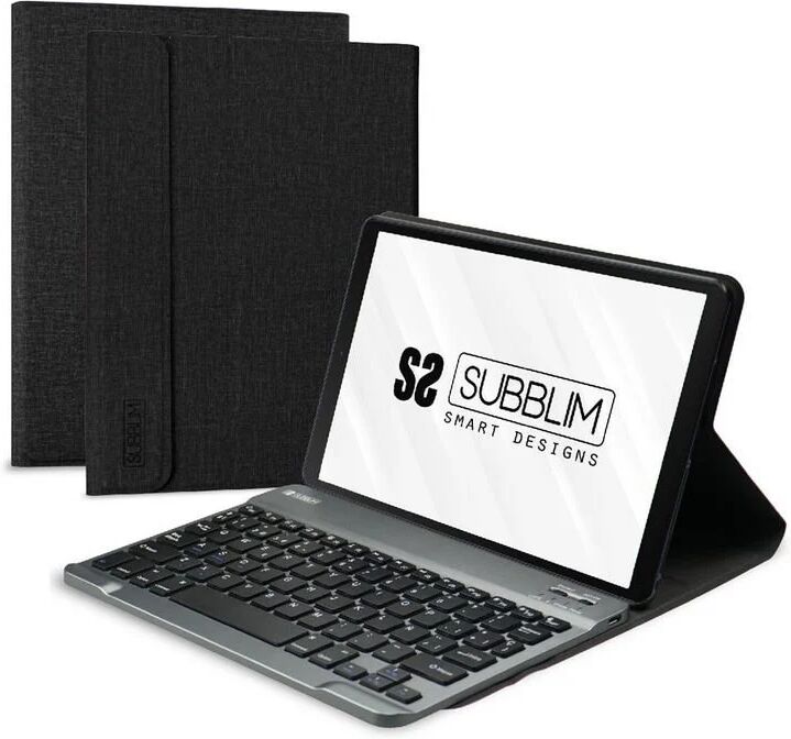 Subblim keytab pro bluetooth capa com teclado preta para lenovo tab m10 fhd plus 10.3" tb-x606